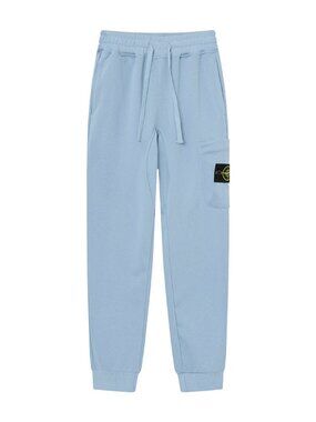 Stone Island Light Blue Men's Pants